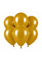 Gold Color Latex Pastel Balloon (30 cm) - 6 Pieces