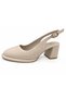 Women's Slingback Thick-Heeled Shoes - 6