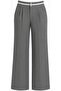 Women’s High Waist Wide Leg Pants – Grey - 3