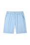 Men Regular Cotton Twill Elastic Shorts - 3
