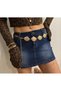 Women's Belt with Italian Accessories. Chain Belt, Waist Belt, Pantalon Belt. - 2