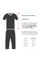 Hakim Lapel T-Shirt and Shorts Boys' Two-Piece Set - 26Y 3232 - 4