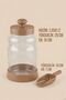 Set of 3 Glass Storage Containers |   Glass Bakliyat Storage Container |   Large Size Food Container 2650 ml |   Shovel - 8