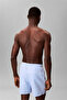 Medium Drawstring Wa Men's Shorts Swim Trunks Gray - 3