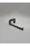 Open Toilet Paper Holder Stainless Brass Matte Black - 4