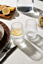 Allegra Focus Striped Glass Water Cup 425 Cc 1 Piece - 3