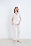 Jacquard Viscose Lace Women's Pajama Set - 2