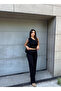 Black One-Shoulder Modal Bottom-Top Set - 2