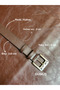 Lend Lia Model Buckle Jacket Belt Dress Belt Trouser Belt - 2