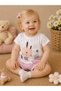 Sweet Home Cute Bunny Girl Baby T-Shirt-Shorts Two-Piece Set