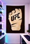 Ufc-H4 Wall Covering Brilliant Quality Fabric Room Decor Tapestry Wall Carpet Gaming