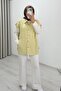 My Magazin Denim Fabric Comfortable Fit Snap Button Pocketed Vest - 4