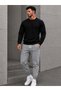 Unisex Wide Cut Zero Collar and Sweatpants Unprinted Set