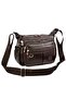 Women's Leather Messenger Bag - 5