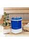 Smart Mini Portable Cloth and Shoes Washer 4.5kg Capacity with Removable Brush, Blue Light Antibacterial, and Easy Knob Control (Blue) - 7