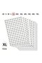 Xl-Store Clothes, Size Label Diameter-15Mm Self-Adhesive (300 Pieces) Round Size Label