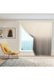 1-3 Sik Pile Degraded Color Gradient Anthracite Dark Gray Skirts with Embroidery 1-3 Sik Pile Rope Tulle Curtain
