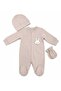 100% Cotton Baby Romper with 3 Accessories - 2