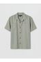 Regular Fit Resort Collar Men's Shirt - 5