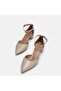 Large size women's shoes 41-42-43-44-beige leather - 4