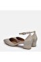 Large size women's shoes 41-42-43-44-beige leather - 6
