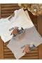 Babyaden Car Animal Patterned Cotton Black Long Sleeve Seasonal Boys' Top - 6