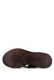 Women's Genuine Leather Beige Suede Flat Sandals - 3