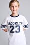 100% Cotton New Regular Fit Crew Neck Printed Short Sleeve White T-Shirt for Boys H8069A826Hs