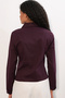 20231 Slim Fit Poplin Shirt - Plum - 6