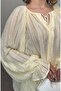 Oversize Blouse and Skirt Set - 4