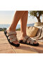 Women's Velcro Strap Suede Slippers Comfortable Sole Orthopedic Summer Casual Comfortable Non-Slip Sole Lightweight Stylish - 4