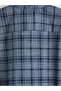 Regular Fit Plaid Poplin Men's Shirt - 8