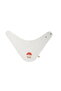 Mushroom Embroidered Baby Bib - 6