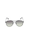 Non Polarized Sunglasses Black Frame Green Mirror Lens 55mm - M256GR4V - 2