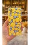 Redmi note 12s compatible lemon patterned transparent shock absorbing camera protected clear case - 2