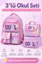 Galb Pink Tr2 3-Piece School Bag Set Includes Insulated Lunch Box and Double Pencil Holder - 8