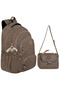 Galb Vizon Tr3 2'Li Set Lux Krinkil Fabric Lunch Bag + Lunch Bag Monkey Keychain