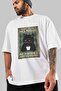 For the Love of Cats 105 Front Cat Printed White Oversize T-Shirt 100% Cotton Unisex Cat Lover Premium Design - 3