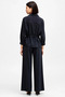 Women's Modal Fabric Shirt Collar Double Pockets Belted Waist Double Suit Long Sleeve Daily Casual Modern Stylish - 5