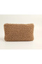 Hand Knitted Glittery Paper Thread Clutch Bag - Lined and Zippered Handmade Women's Bag 25X15 cm - 3