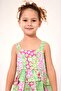 Girl's Viscose Set with Daisy Print - 7