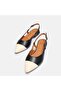 Large Size Genuine Leather Ballet Flats 41-42-43-44 Black Beige - 4