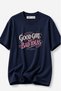 Women's Good Girl Printed Oversize 100% Cotton T-Shirt Comfortable Fit T-Shirt - Navy Blue