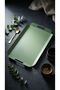 Metal Serving Tray Rectangular Decorative Presentation Tray 40*37 Soft Mint Green - 3