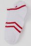 Boys' Sports Booties Socks with Stripe Detail, Ages 5-12, White - 3
