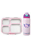 Stainless Steel Bento Lunch Box 945ml w/ Stainless Steel Water Bottle 948ml – Pink