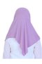 Girl's Ready-Made Headscarf Practical Combed Cotton Shawl Islamic Clothing - 6