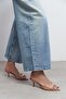 Promise Ten Rustic Patterned Pointed Toe Women's Thin Heeled Slippers - 7
