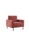 Benji 1 Seater Fabric Sofa | Armchair | Single Seater Accent Chair | L87xW86xH86cm - Red - 2