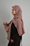 Dusty Rose Plain Classic Ria Shawl Italian Stitched Cotton Jazz Plain 202130_18 - 2